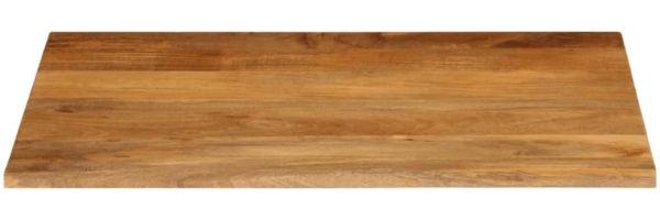 vidaXL Tischplatte mit Baumkante 100x80x2,5 cm Massivholz Mango 370556 Bild 2