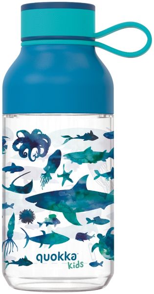 Quokka Ice Kids Trinkflasche 430 ml SEA ANIMALS Abnehmbare Austattung