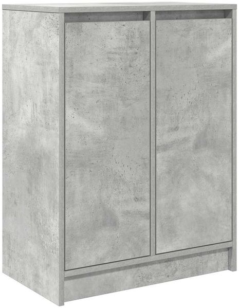Sideboard, Kommode Betongrau 57x34x76 cm Holzwerkstoff