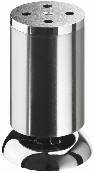 Hettich Möbelfuß Salinio Edelstahl-Optik Ø 50 x 50 x 150 mm
