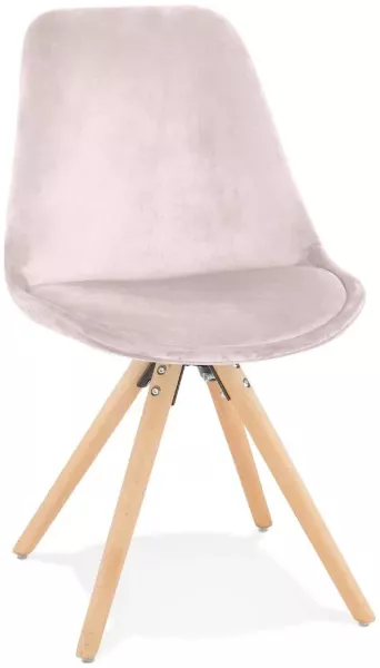 Kokoon Design Stuhl Jones Pink und Natur