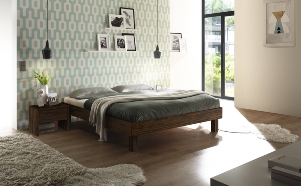 Hasena Trento Rapallo Massivholzbett 100x200 Nussbaum, geölt 20 Bild 2