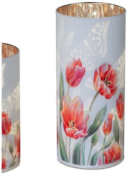 formano LED Tischleuchte Frühlingszeit, LED, mit Timerfunktion, Mehrfarbig, Tulpen, H: 20cm