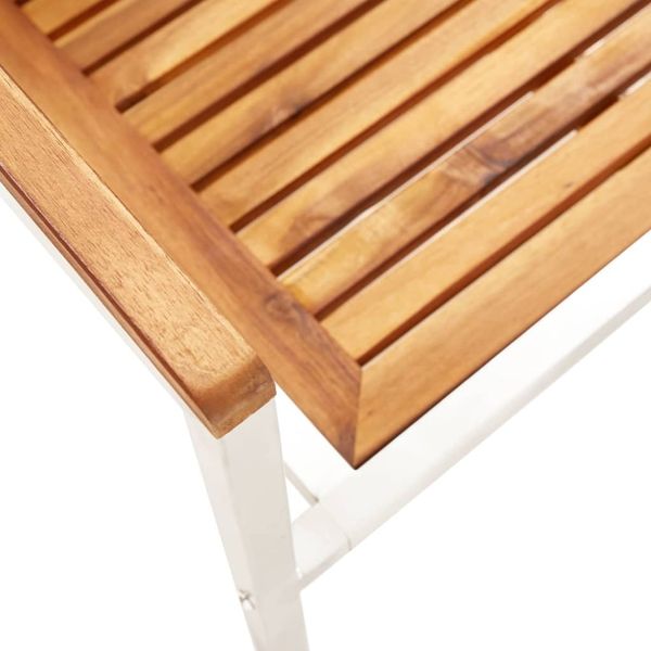 vidaXL Gartenstühle 6 Stk. mit Kissen Massivholz Akazie 3078514 Bild 9