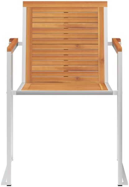 vidaXL Gartenstühle 6 Stk. mit Kissen Massivholz Akazie 3078514 Bild 5