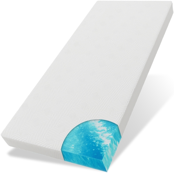 ELONEO Gel Topper Matratzenauflage 80 x 200 x 8 cm