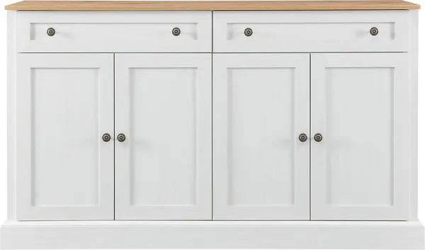 Sideboard 150/40/86 cm, Mehrzweckschrank mit Türen und Schubladen, Küchenschrank, Aufbewahrungsschrank, Wohnzimmerschrank Bild 7