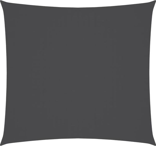 vidaXL Sonnensegel Oxford-Gewebe Quadratisch 5x5 m Anthrazit 135086