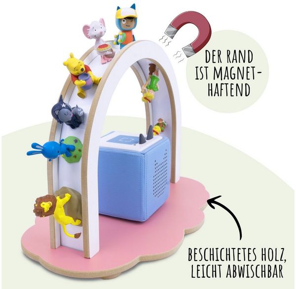 Holzura Kinderregal Das neue Tonie-Standregal – liebevoll gestaltet & praktisch zugleich