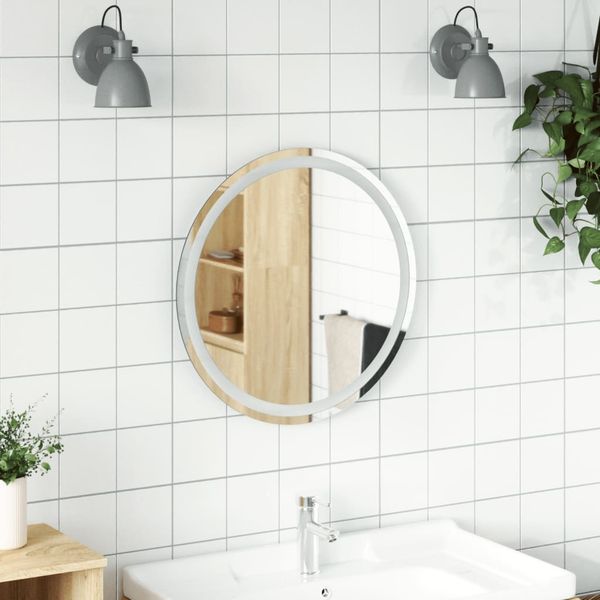 vidaXL LED-Badspiegel 60 cm Rund 353279