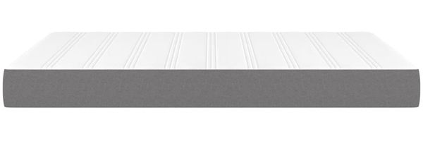 vidaXL Taschenfederkernmatratze Mittel Dunkelgrau 140x200x20 cm Stoff 347795 Bild 4