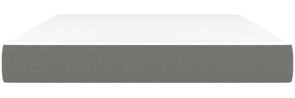 vidaXL Taschenfederkernmatratze Mittel Dunkelgrau 140x200x20 cm Stoff 347795 Bild 3