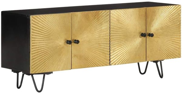 vidaXL TV-Schrank 110x30x45 cm Massivholz Mango 351625