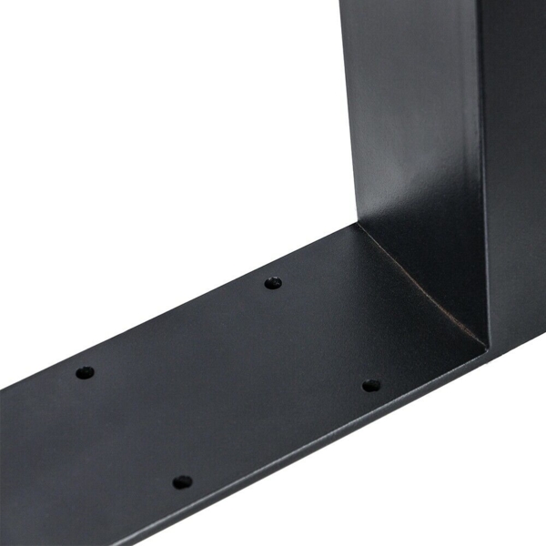 Tischuntergestell 1000x72 Möbelfüße Schwarz Tischbeine Industrie Bankkufen Stahl Bild 4