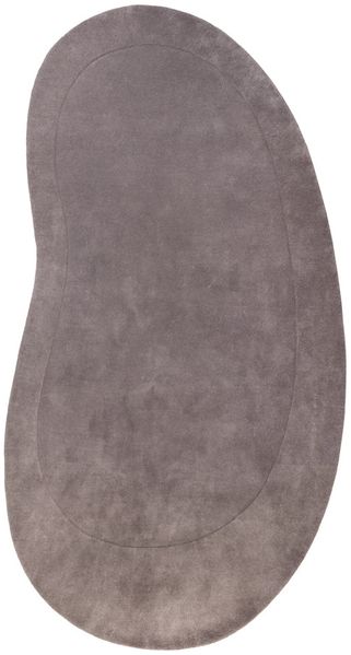 Wollteppich - Opuence 300 x 175 cm - grau - oval