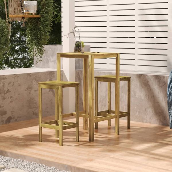 vidaXL Bartisch 60x60x110 cm Imprägniertes Kiefernholz 318219