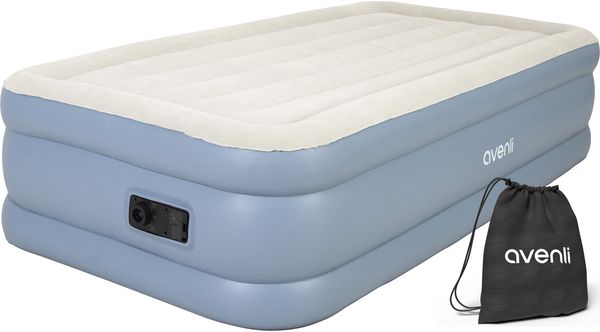 Avenli selbstaufblasende Luftmatratze / Luftbett 191 x 99 x 46 cm mit eingebauter Pumpe