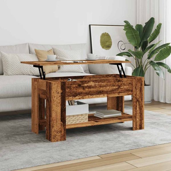 vidaXL Couchtisch Altholz-Optik 101x49x52 cm Holzwerkstoff 856926