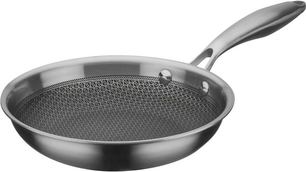 GSW 868501 Inoxxa Black, Bratpfanne mit Wabenstruktur - ⌀20 cm