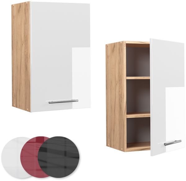 Hängeschrank Fame-Line Weiß Hochglanz 45 cm Vicco Bild 5
