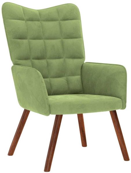 vidaXL Relaxsessel Hellgrün Samt 4016813