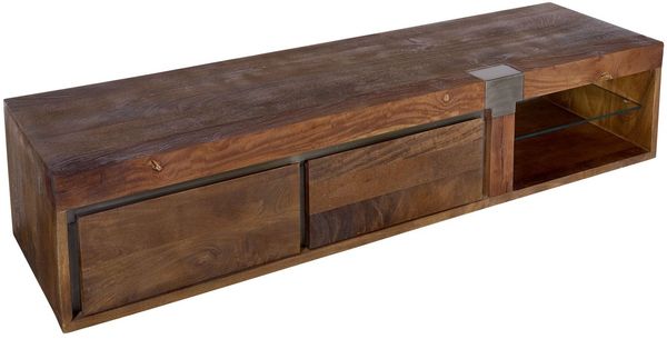 TV-Board Mango 180x48x39 braun lackiert Amsterdam #01