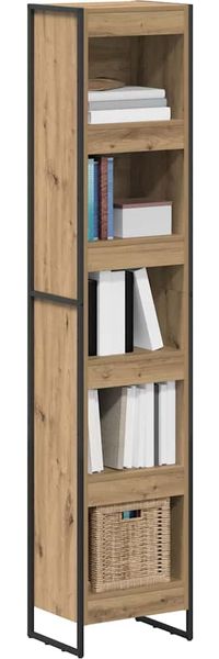 vidaXL Bücherregal Kunsthandwerk Eiche 40 x 30 x 189,5 cm 886383 Bild 3