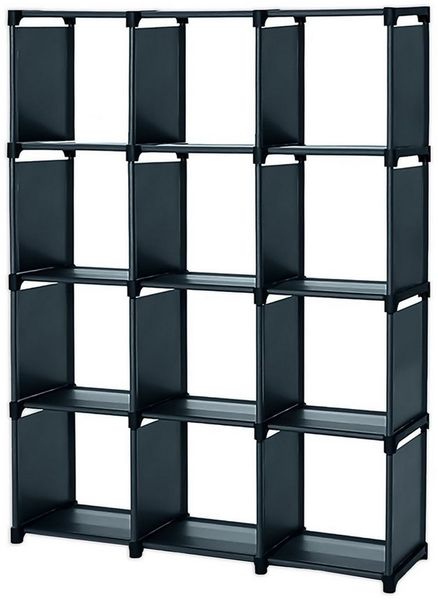 Intirilife Steckregal, 1-tlg, Modulares Regal Bücherregal Steckregal Aufbewahrungsregal Regalsystem