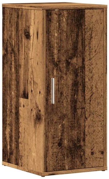 vidaXL Schuhschränke 2 Stk. Altholz-Optik 32x35x70 cm Holzwerkstoff 856705