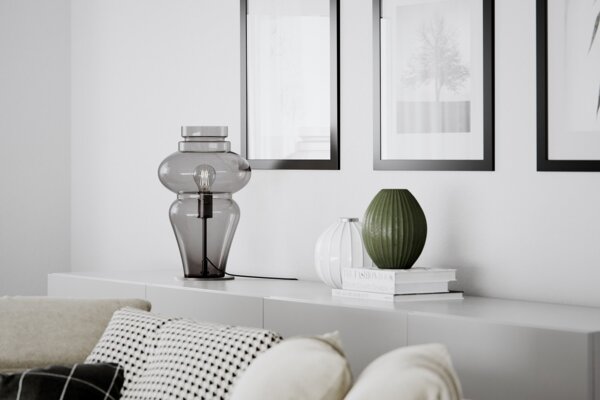 By Rydéns 4002670-4500 Tischleuchte Dolores Glas grau Bild 2