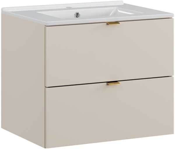 99rooms Dalina Unterschrank Kaschmir 60 cm mit Waschbecken
