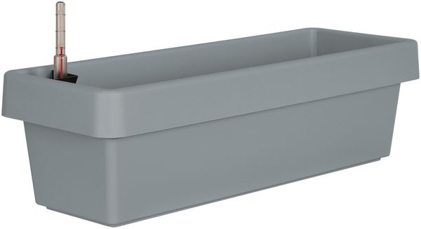 Geli Bewässerungsblumenkasten Viva Kunststoff betongrau 60 cm