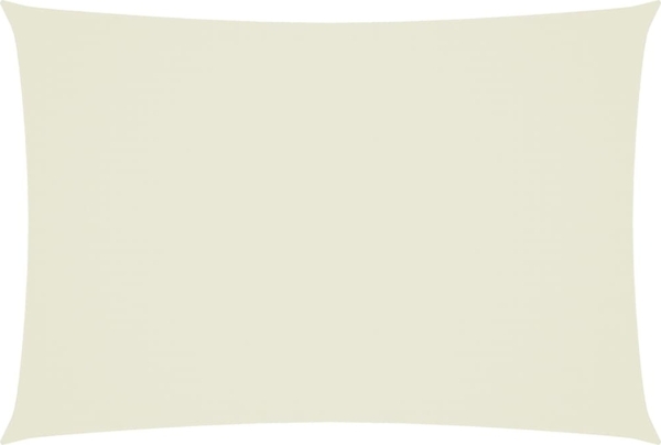 vidaXL Sonnensegel Oxford-Gewebe Rechteckig 3x5 m Creme 135212