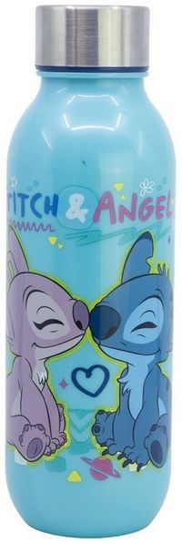 Disney Trinkflasche Stitch 640 ml Kinder Wasserflasche mit Schraubdeckel