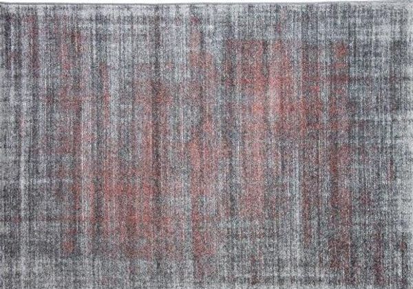 Andiamo Teppich Campos grau-koralle, 160 x 230 cm