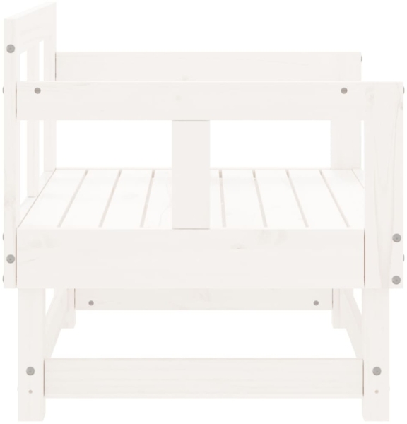 vidaXL Gartenstühle 2 Stk. Weiß Massivholz Kiefer 825388 Bild 6