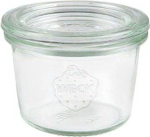 WECK 80- Mini-Sturzglas 80ml 080, o. Ringe u. Klammern, klar (12er Pack)