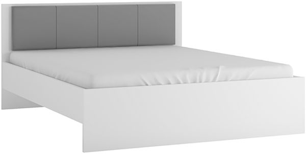 Doppelbett Boston Futonbett 160x200cm weiß mit Bettschubladen