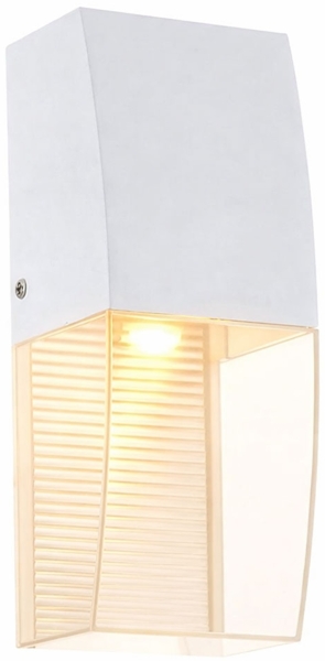 LED Wandleuchte, Höhe 25 cm, weiß, SERVOI