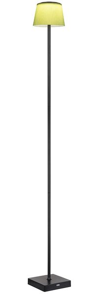 LED Stehleuchte, Touchdimmer, USB, CCT, schwarz, H 120 cm