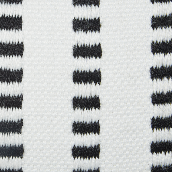 Pouf GAJAN Stoff Weiß Bild 7