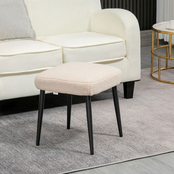 Sitzhocker 47H cm Kaschmir-Optik weich gepolstert multifunktional bis 120 kg