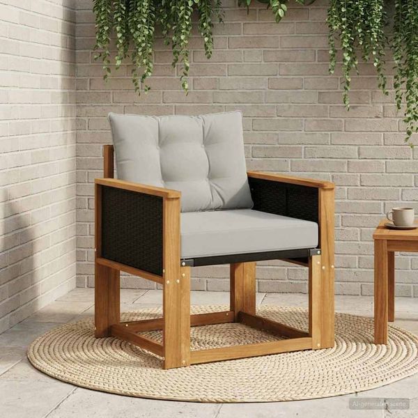 vidaXL Outdoor Mittelsofa Massivholz Akazie Natur 3438859