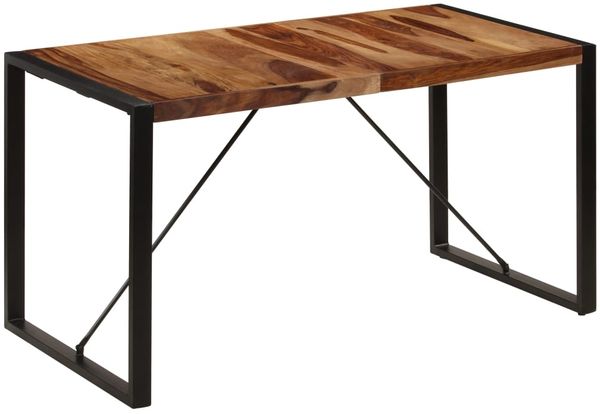 vidaXL Esstisch 140 x 70 x 75 cm Massivholz [247422]