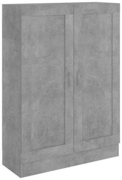 vidaXL Bücherschrank Betongrau 82,5x30,5x115 cm Holzwerkstoff 802718