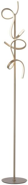 Leuchten Direkt 19031-60 LED Stehleuchte Curls messing matt dimmbar