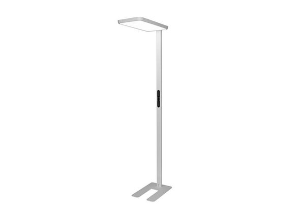 LUXULA LED Stehlampe Bürostehleuchte, dimmbar, Up & Down 2x50W, UGR<16 blendfrei, Tageslichtweiß, Neutralweiß, Vollspektrum CRI>98