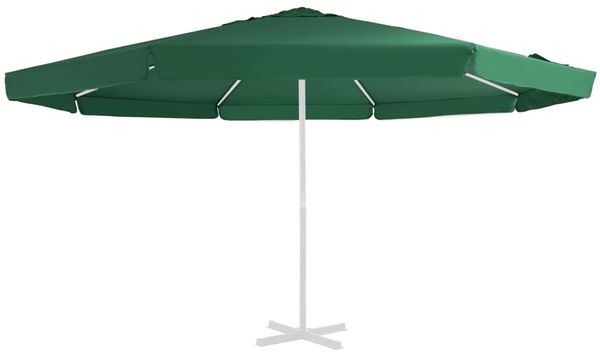 vidaXL Ersatzbezug für Sonnenschirm Grün 515 cm 312539