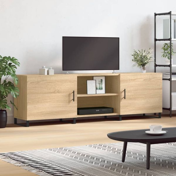 vidaXL TV-Schrank Sonoma-Eiche 150x30x50 cm Holzwerkstoff 829119