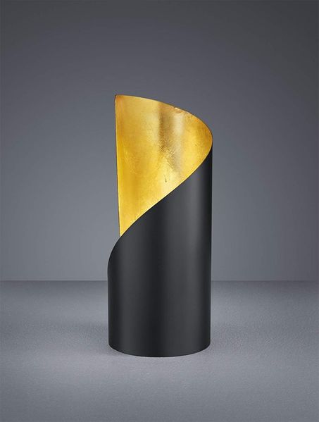 Tischleuchte, FRANK, 1 x E14/25W schwarz/gold